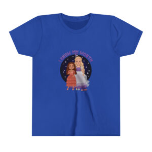 My Worth Royal Blue Short Sleeve Tee